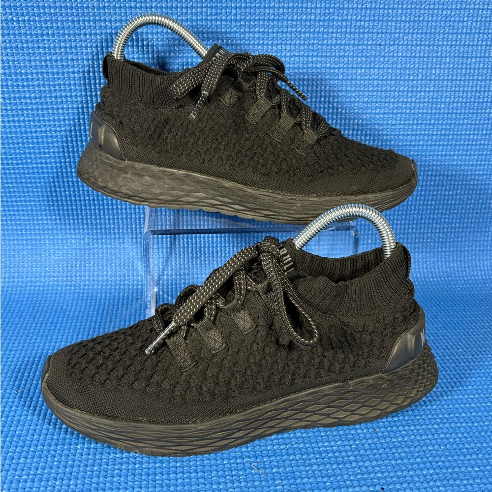 NOBULL Women's All Day Knit Triple Black Athletic Sneakers Size 7.5